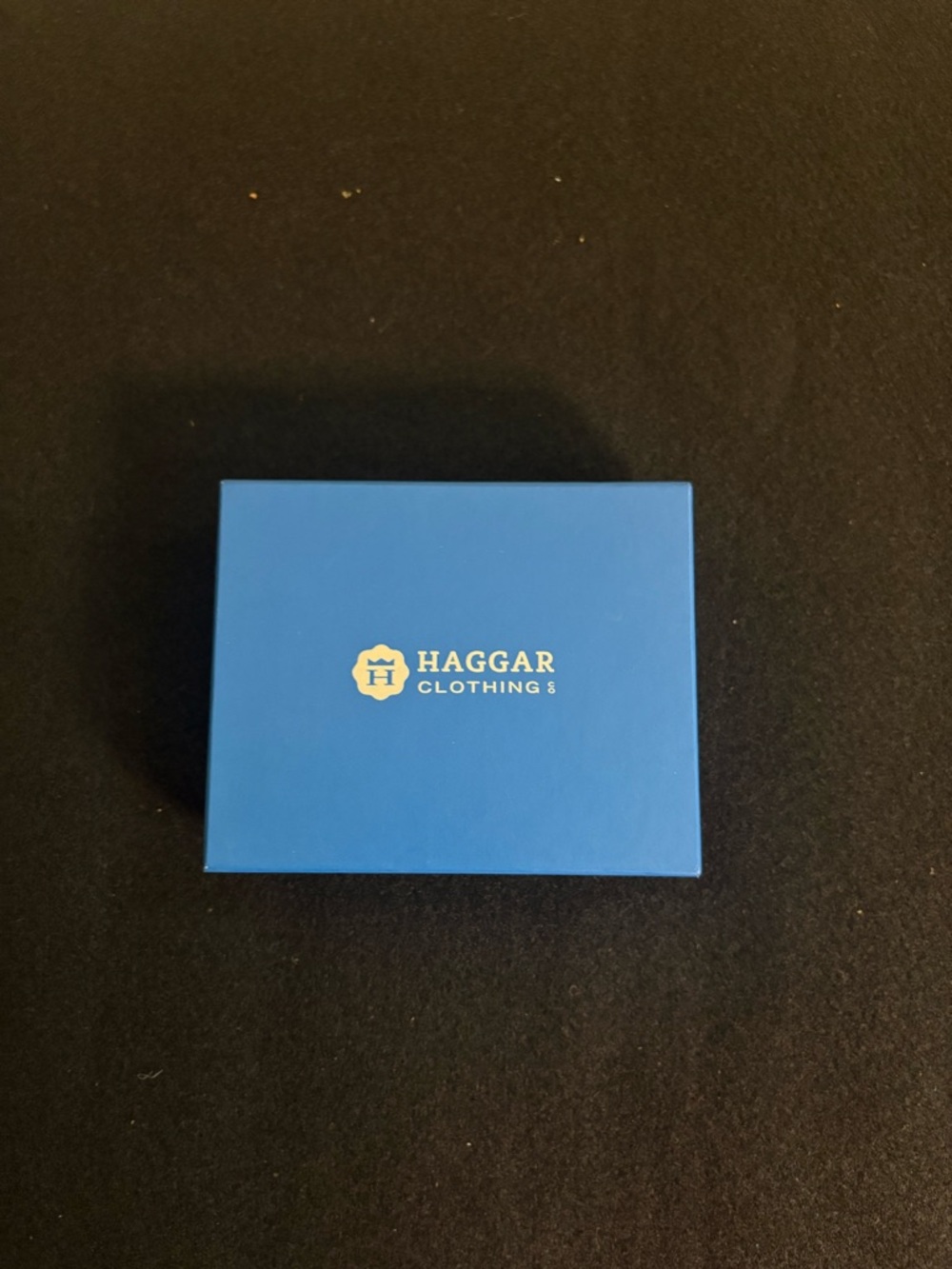 Haggar Clothing Brown Tri Fold Wallet Leather Men's RFID Protection Gift Box